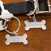 I Love My Dog© Personalized Key Ring and Pet Charm Set