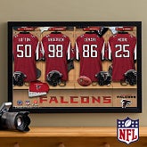 Personalized Atlanta Falcons NFL Locker Room Canvas Print - 10896