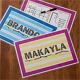 Personalized Kids Activity Placemat - 10903
