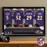 Personalized Baltimore Ravens NFL Locker Room Canvas Print - 10910