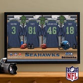 Personalized Seattle Seahawks NFL Locker Room Canvas Print - 10913 Personalized Seattle Seahawks NFL Locker Room Canvas Print - 10913