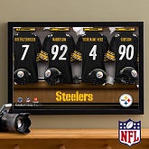 Personalized Pittsburgh Steelers NFL Locker Room Canvas Print - 10914