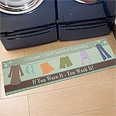 Laundry Time!© Personalized Oversized Doormat