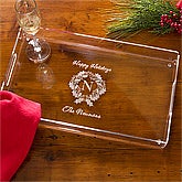Personalized Holiday Party Serving Tray - 10973