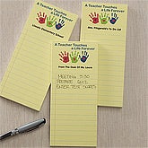 Personalized Teacher Notepads - Touches A Life - 11009
