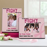 Personalized Breast Cancer Awareness Picture Frames - Find A Cure - 11017