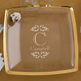 Personalized Serving Platters - Engraved Monogram - 11033