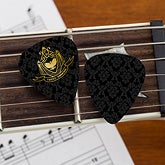 Tweed-Simmons Wedding Guitar Picks