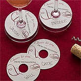 Personalized Cocktail Party Wine Tags - Cheers to You - 11095