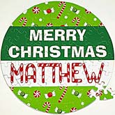 Personalized Holiday Puzzle - Merry Christmas - 11109