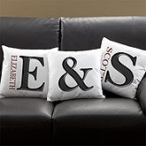 Personalized Throw Pillows - Monogram - 11113