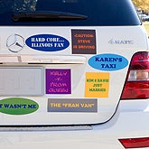 Personalized Bumper Sticker Magnets - You Name It - 11127 Personalized Bumper Sticker Magnets - You Name It - 11127