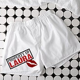 Personalized Boxer Shorts - Sealed With A Kiss - 11136 Personalized Boxer Shorts - Sealed With A Kiss - 11136