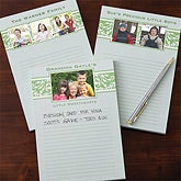 Personalized Photo Notepads - Floral Design - 11156