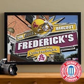 Arizona State Sun Devils Collegiate Football Personalized Pub Sign Canvas - 11169