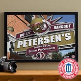Florida State Seminoles Collegiate Football Personalized Pub Sign Canvas - 11176