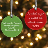 Personalized Professional Quote Holiday Ornaments - 11194 Personalized Professional Quote Holiday Ornaments - 11194