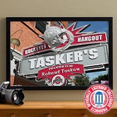 Ohio State Buckeyes Collegiate Football Personalized Pub Sign Canvas - 11200 Ohio State Buckeyes Collegiate Football Personalized Pub Sign Canvas - 11200
