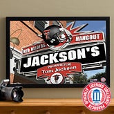 Texas Tech Red Raiders Collegiate Football Personalized Pub Sign Canvas - 11207