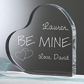 Personalized Heart Keepsake - Be Mine - 11210