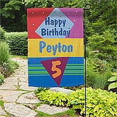 Personalized Garden Flags - Birthday Party - 11213