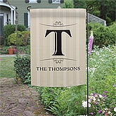 Personalized Garden Flags - Family Monogram - 11217 Personalized Garden Flags - Family Monogram - 11217