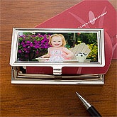 Personalized Photo Business Card Holders - 11224D