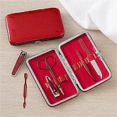 6-Piece Manicure Set - Red Glitter - 11250