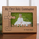Personalized Cross Picture Frame - Special Day - 11261