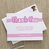 Personalized Communion Thank You Cards for Girls - 11277