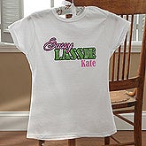 Personalized Ladies T-Shirts & Apparel - Sassy Lassie - 11292