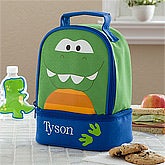 Boys Personalized Dinosaur Lunch Bag - 11299