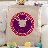 Personalized Easter Bunny Tote Bag - 11310