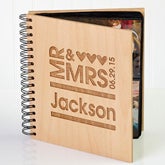 Personalized Wedding Photo Album - Mr & Mrs - 11332