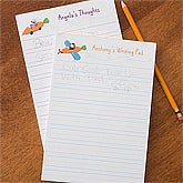 Kids Personalized Notepads - Retro Rabbit - 11334