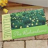 Personalized Doormats - Fields of Flowers - 11393