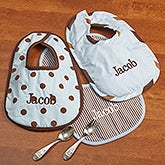 Personalized Baby Boy Bibs - Little Boy Blue - 11432
