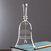 Personalized Crystal Teacher Bell - Inspirational Quotes - 11468
