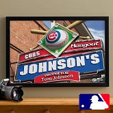 Personalized Chicago Cubs MLB Pub Sign Canvas Print - 11482