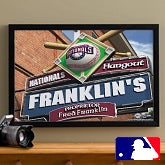 Personalized Washington Nationals MLB Pub Sign Canvas Print - 11491