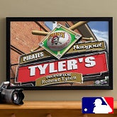 Personalized Pittsburgh Pirates MLB Pub Sign Canvas Print - 11495