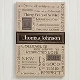 Personalized Retirement Canvas Art - 11504