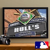 Personalized Colorado Rockies MLB Pub Sign Canvas Print - 11505