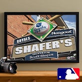 Personalized Kansas City Royals MLB Pub Sign Canvas Print - 11506