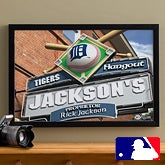 Personalized Detroit Tigers MLB Pub Sign Canvas Print - 11507