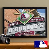Personalized Los Angeles Angels MLB Pub Sign Canvas Print - 11513