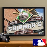 Personalized Houston Astros MLB Pub Sign Canvas Print - 11514