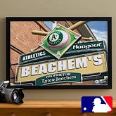Personalized Oakland A's MLB Pub Sign Canvas Print - 11515