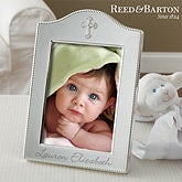 Engraved Silver Baby Picture Frames - Reed & Barton - 11517