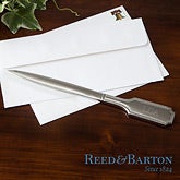 Personalized Silver Letter Openers - Reed & Barton - 11519